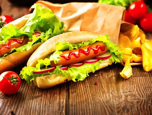 Chunky's Hot Dog Sandwich