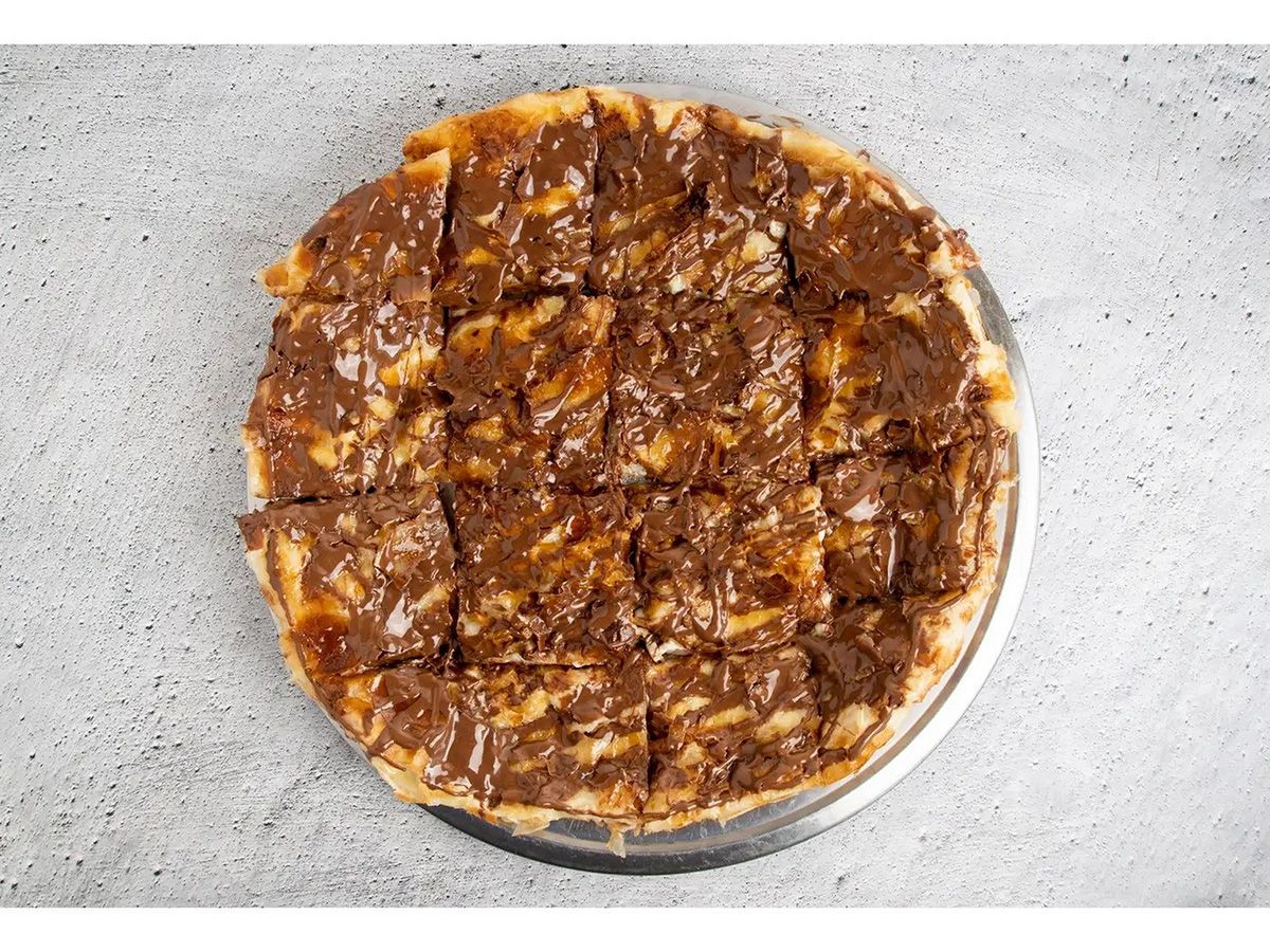 Chocolate and Nuts Pie