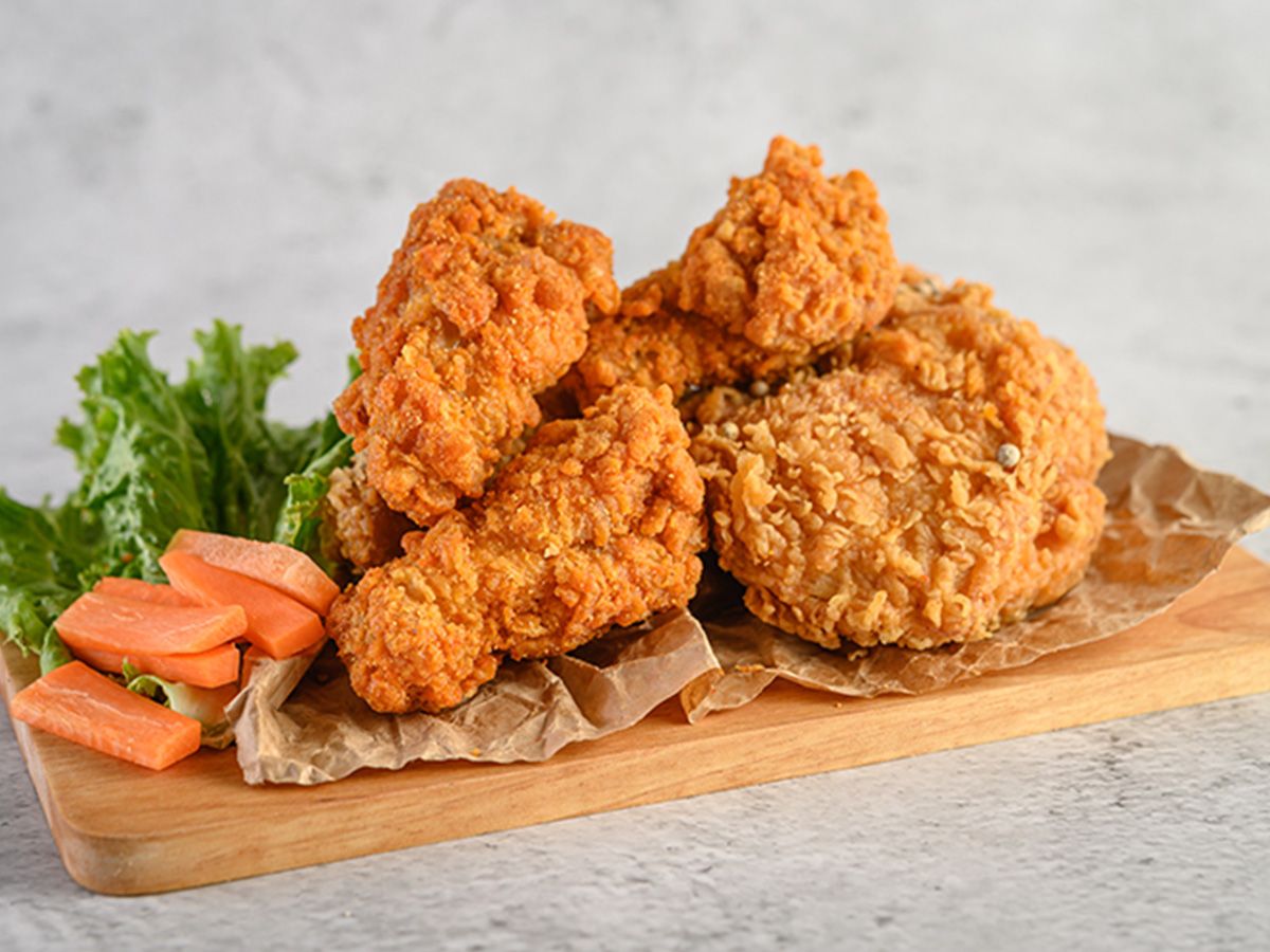 Fried Broasted Drumstick Meal, 5 Pieces