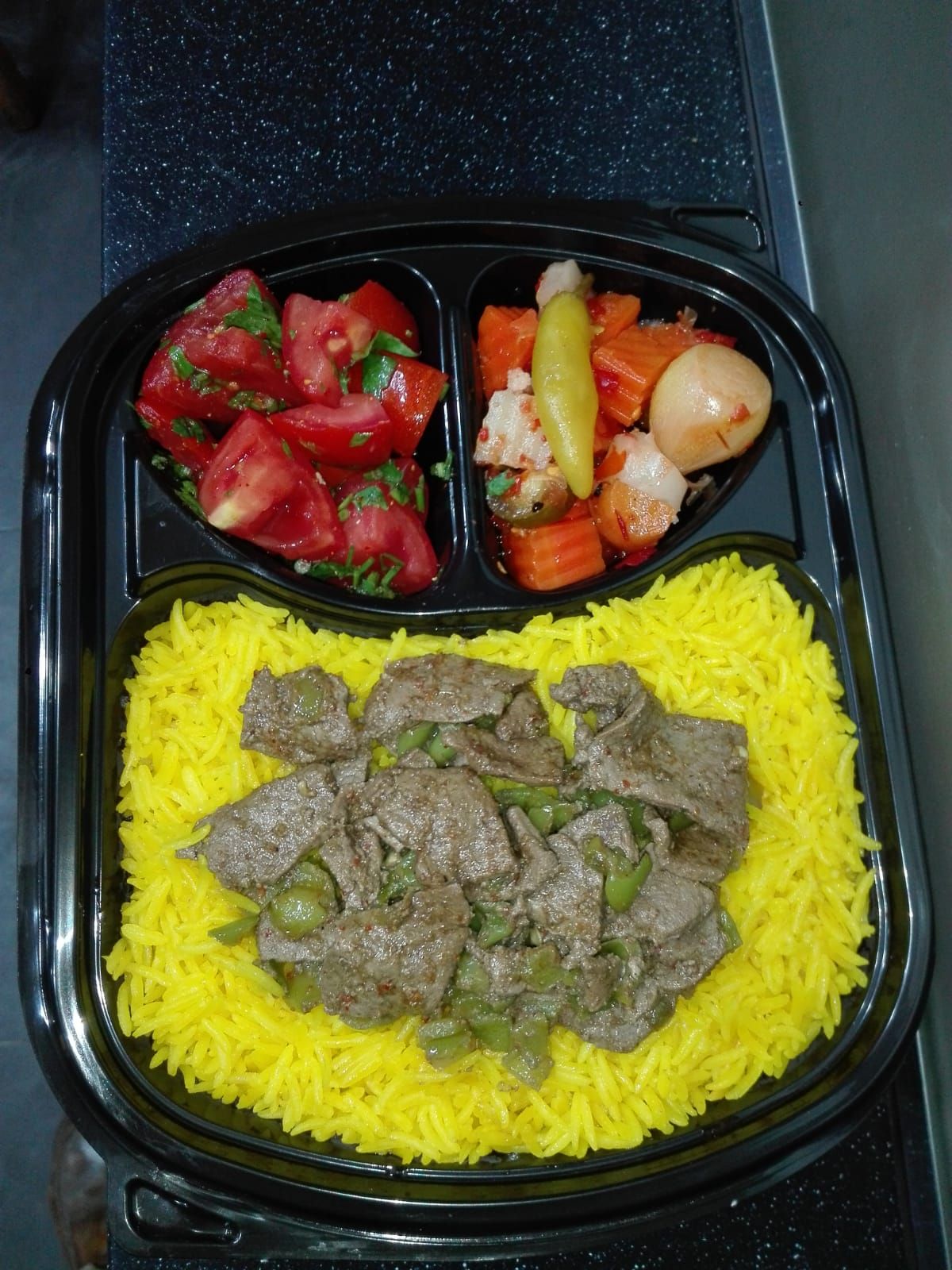 Liver rice meal