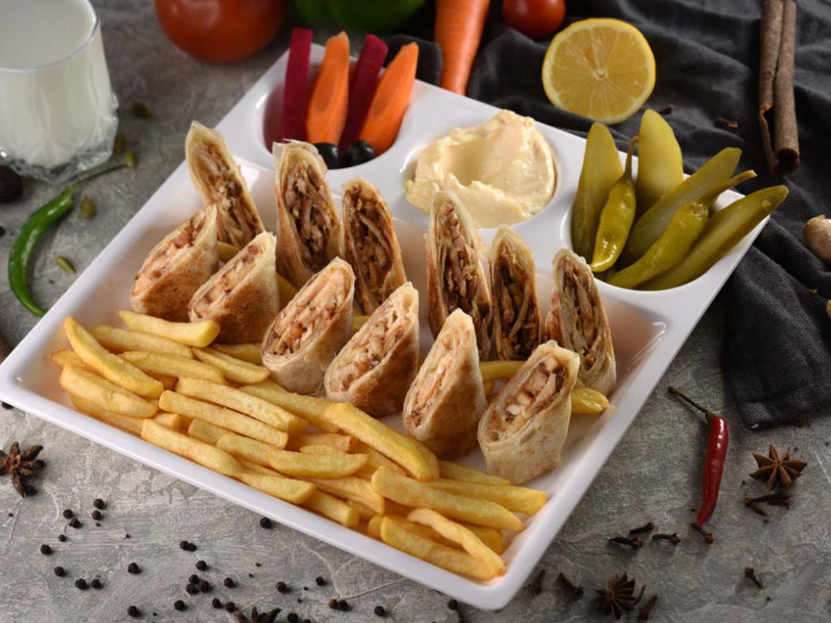 Arabic Chicken Shawerma Meal