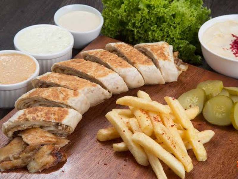 Arabic Chicken Shawarma Meal