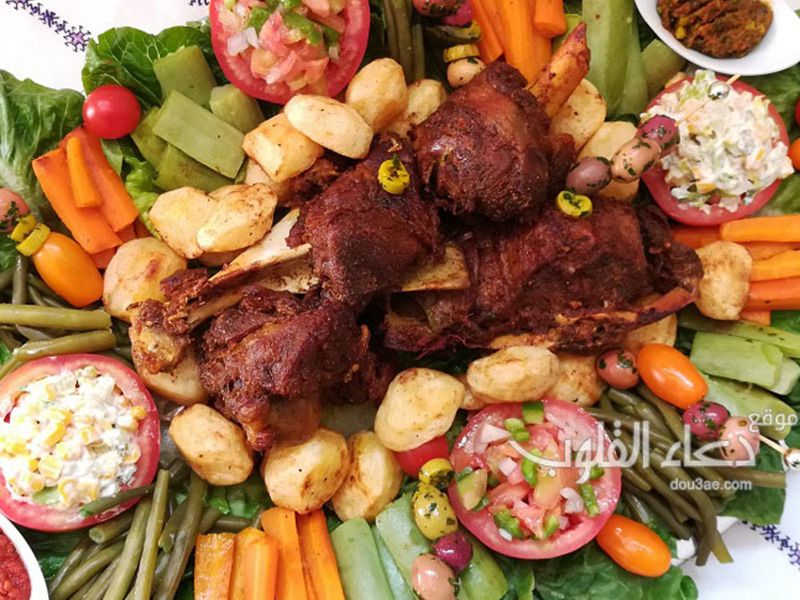 Baladi Fried Meat Meal