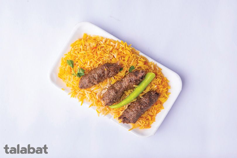 1/4 كفتة + 1/4 طرب + الأرز