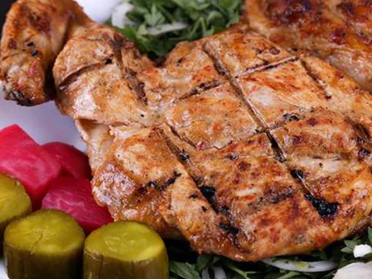 Half chicken meal