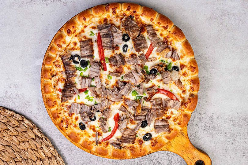 Meat Shawarma Pizza