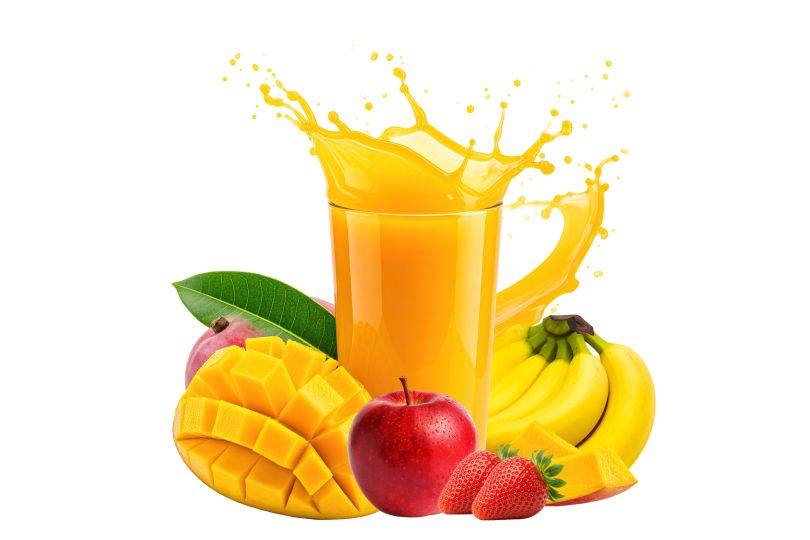 كوب تانجو (موز + فراولة + مانجو + عصير تفاح)