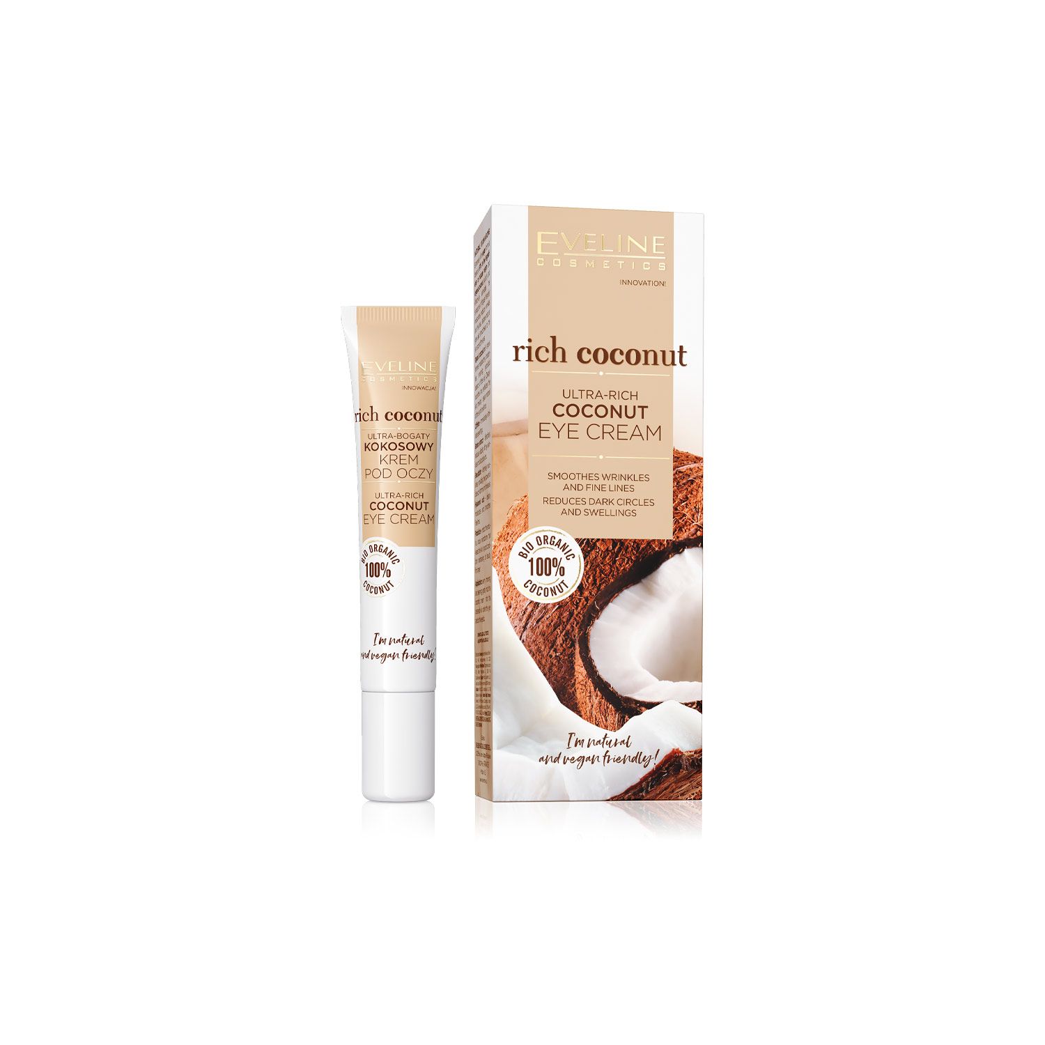 Eveline Eich Coconut Ultra-rich Coconut Eye Cream "f"