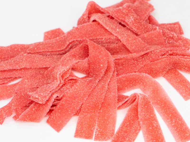 Candy Meter Sour Strawberry Belts