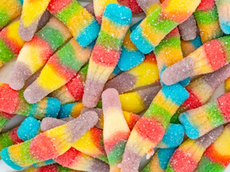 Jelly Bottles Sour Fruit