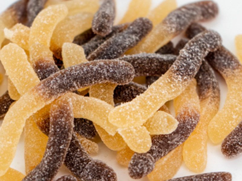 Jelly Cola Sour Worms