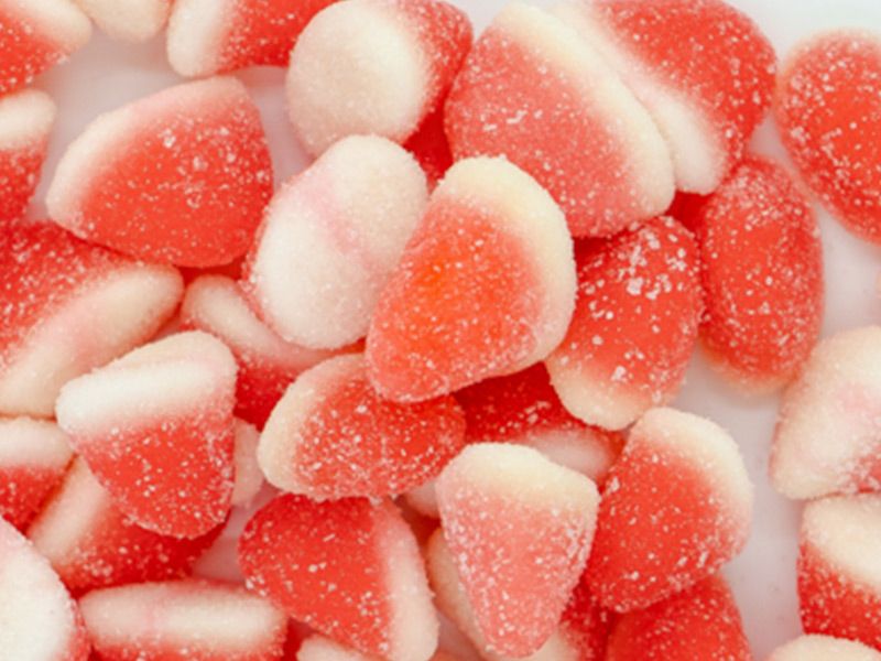 Sugared Strawberry Kisses