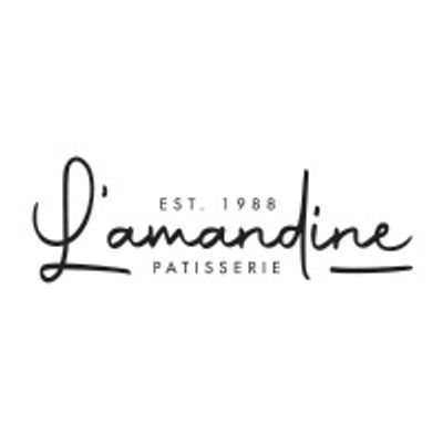 L'amandine Patisserie Est. 1988 logo