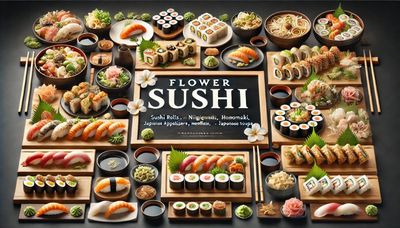 Flower sushi photo 1