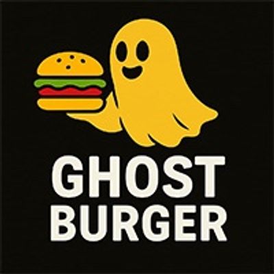 Ghost burger logo