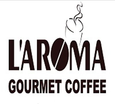 L'aroma Gourmet Coffee logo