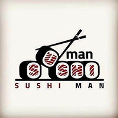 Sushi man logo