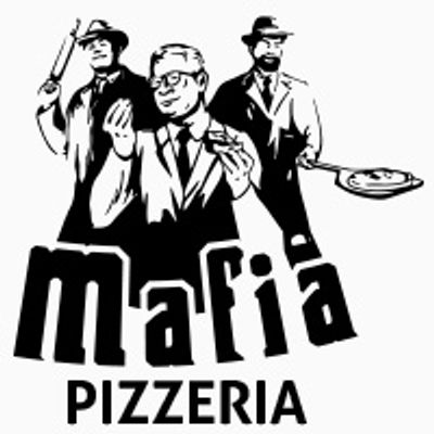 Mafia pizza logo