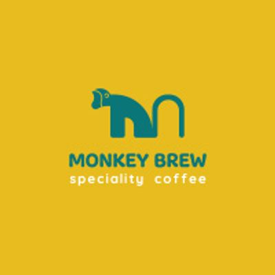 Monkey brew specialty coffee logo