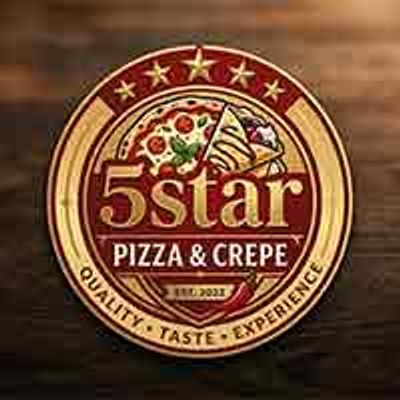 5 Star Pizza And Crepe logo