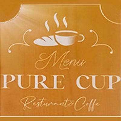 Pure cup logo