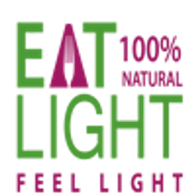 EAT LIGHT FEEL LIGHT 100% NATURAL logo